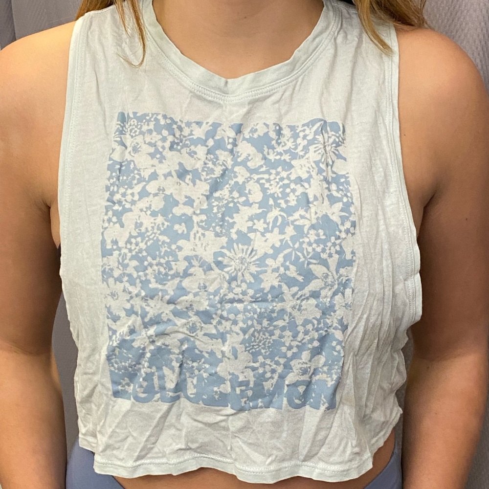 Lulu lemon crop top tank top size 6